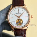 Replica Jaeger-LeCoultre Polaris series rose gold case automatic mechanical leather strap watch 